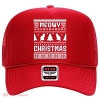 Meowy Cat Ugly Christmas Sweater Hat thumb 0