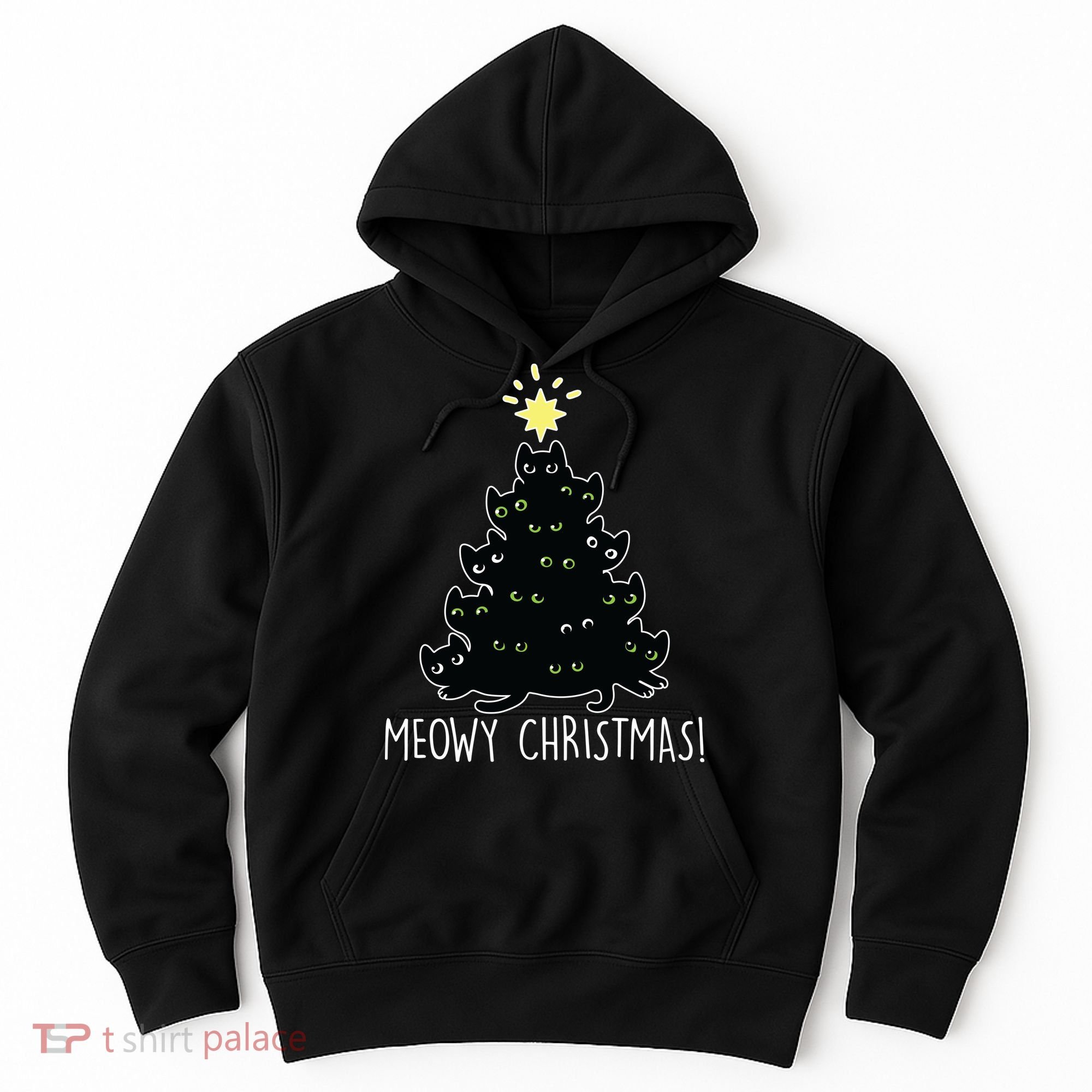 Meowy Christmas Hoodie