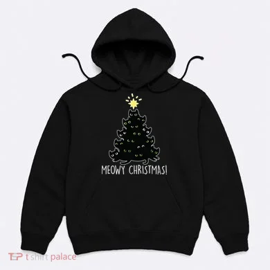 Meowy Christmas Hoodie