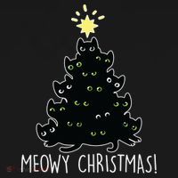 Meowy Christmas Hoodie thumb 2
