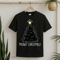 Meowy Christmas T-Shirt thumb 2