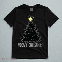 Meowy Christmas T-Shirt thumb 5