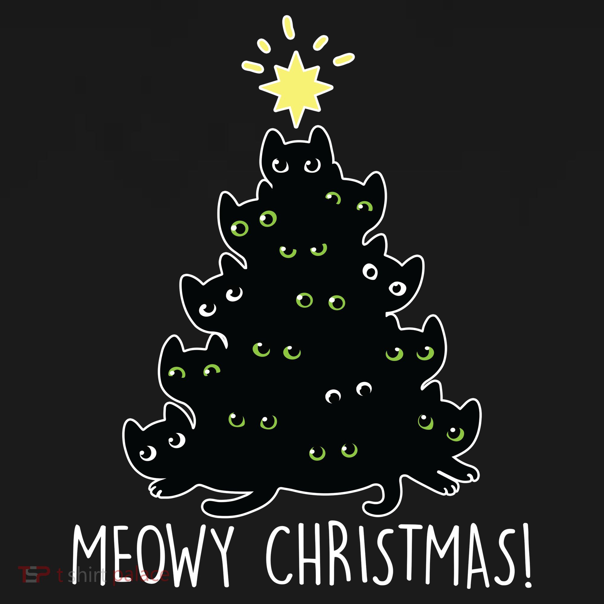 Meowy Christmas T-Shirt