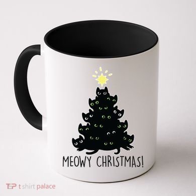 Meowy Christmas Coffee Mug