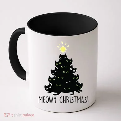 Meowy Christmas Coffee Mug