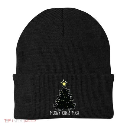 Meowy Christmas Beanie