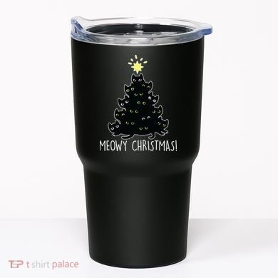 Meowy Christmas Tumbler