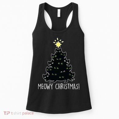 Meowy Christmas Women's Tank Top