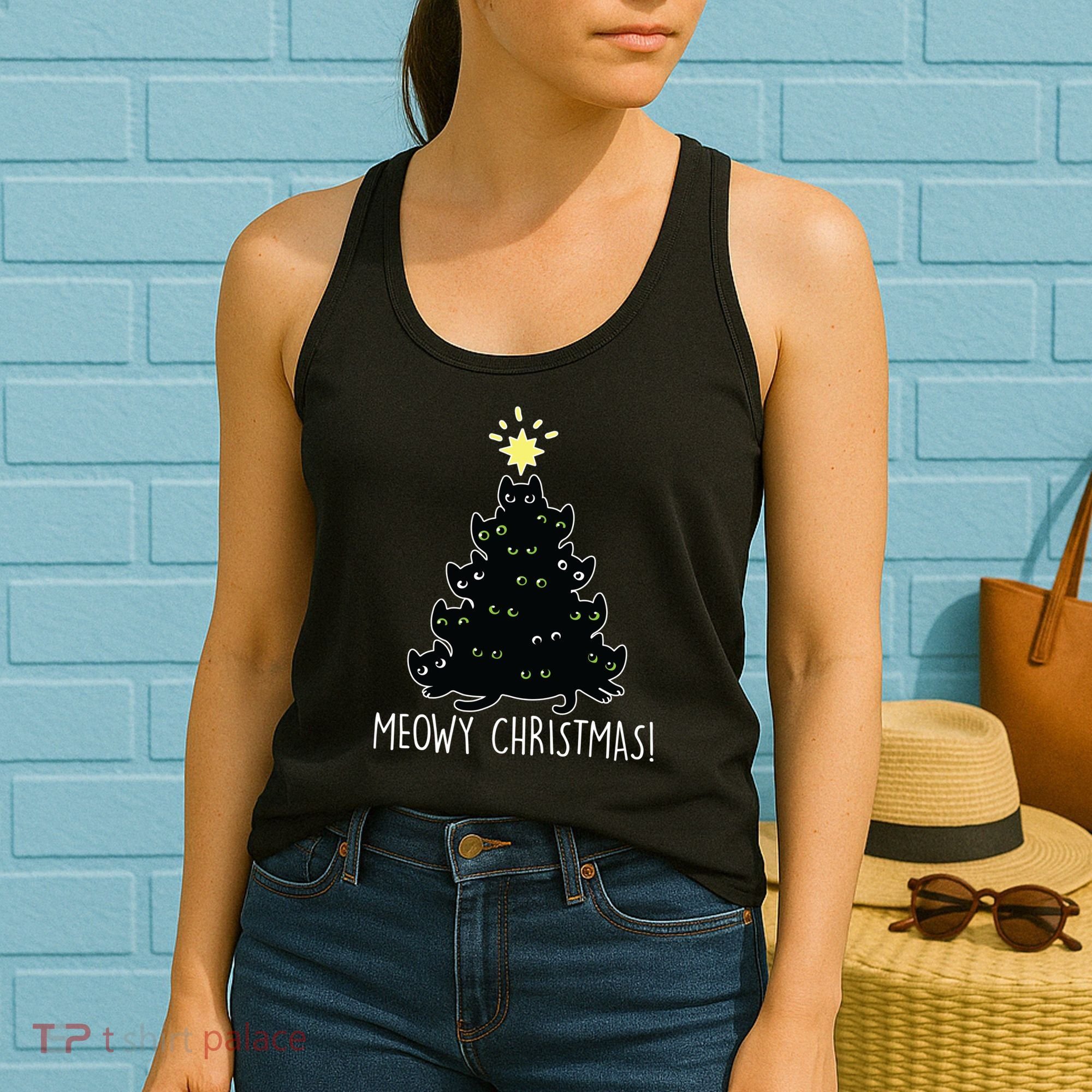 Meowy Christmas Women's Tank Top