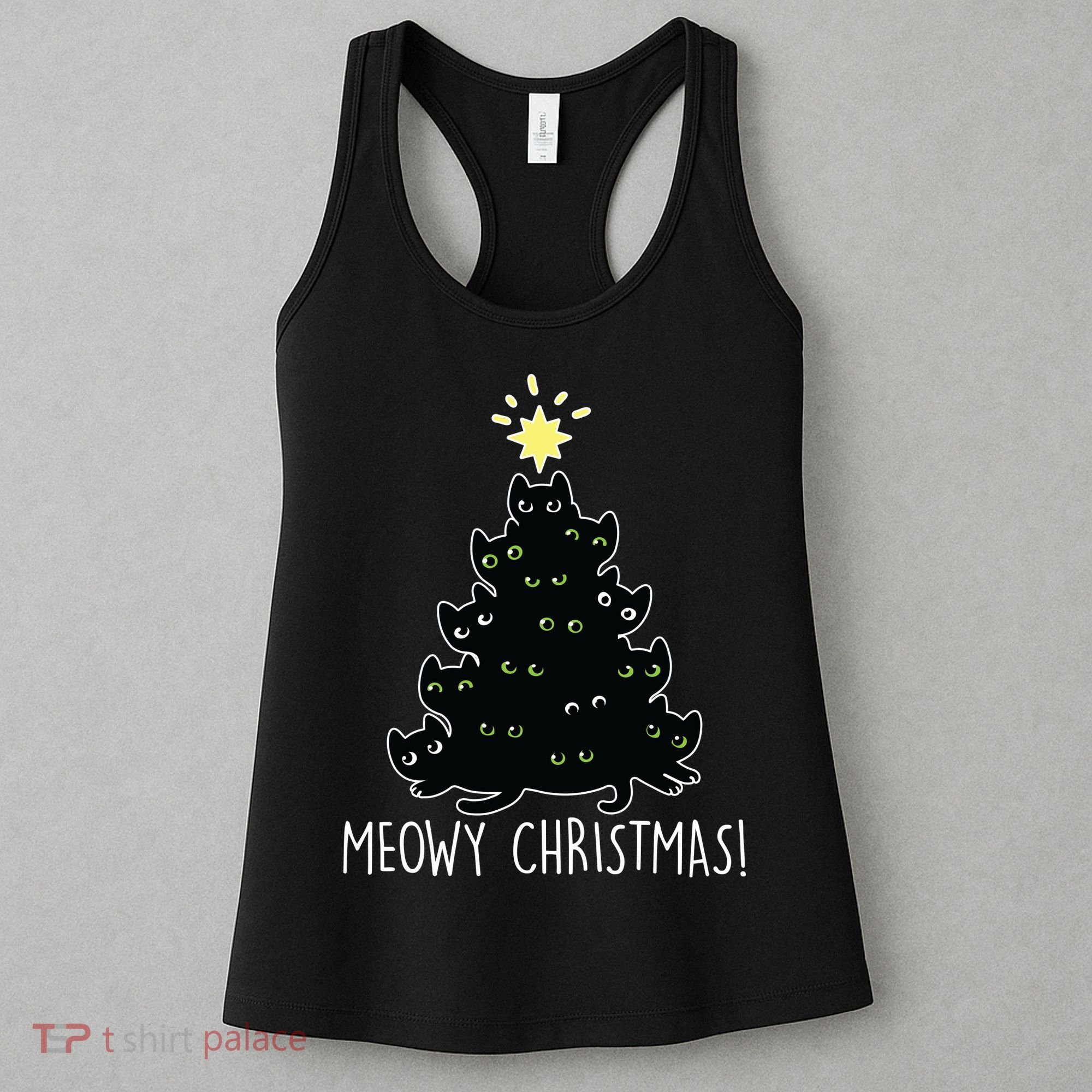 Meowy Christmas Women's Tank Top