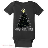 Meowy Christmas Baby Bodysuit thumb 0