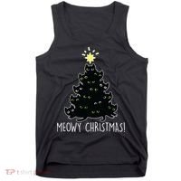 Meowy Christmas Tank Top thumb 0
