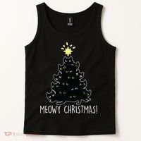 Meowy Christmas Tank Top thumb 2
