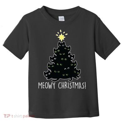 Meowy Christmas Toddler T-Shirt