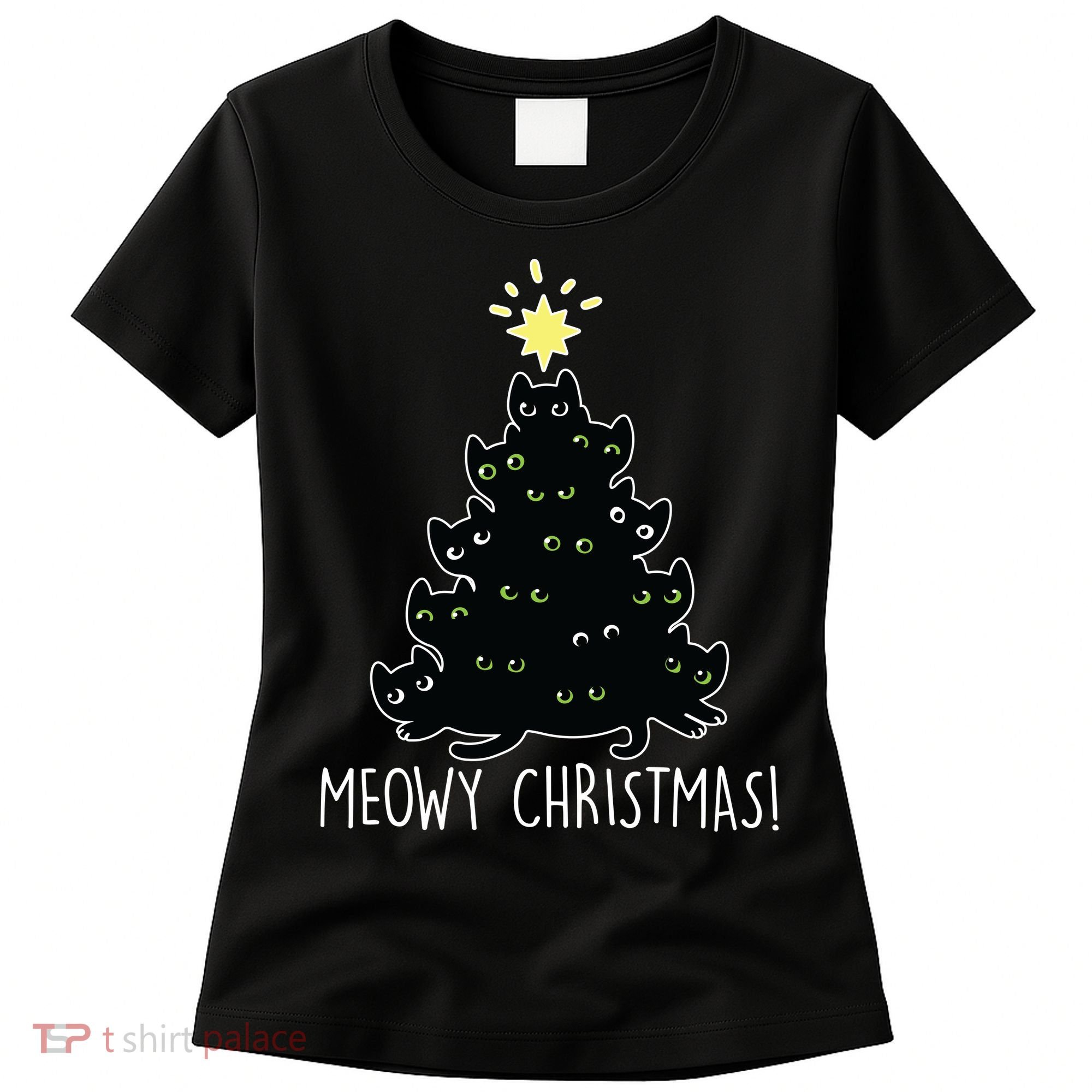 Meowy Christmas Women's T-Shirt