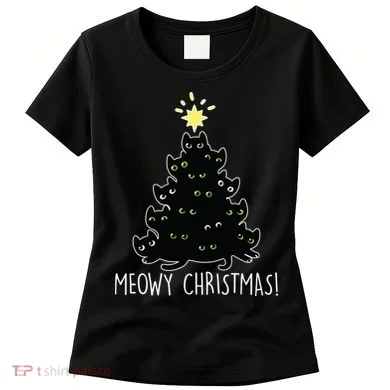 Meowy Christmas Women's T-Shirt