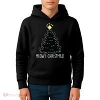Meowy Christmas Kids Hoodie thumb 4