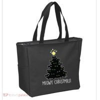 Meowy Christmas Tote Bag thumb 2