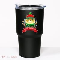 Meowy Christmas Cat Lights Tumbler thumb 0