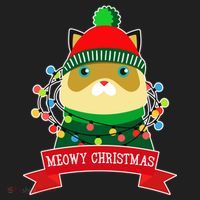 Meowy Christmas Cat Lights Tumbler thumb 3