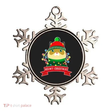 Meowy Christmas Cat Lights Ornament