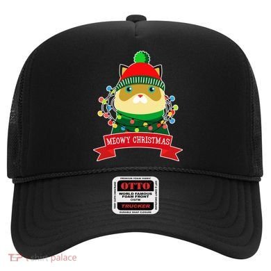 Meowy Christmas Cat Lights Hat
