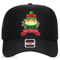 Meowy Christmas Cat Lights Hat thumb 0