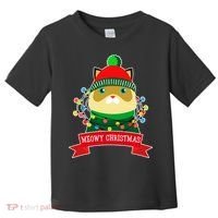 Meowy Christmas Cat Lights Toddler T-Shirt thumb 0