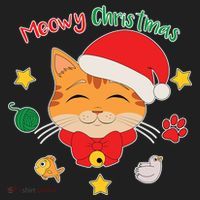 Meowy Christmas Cute Cat Tumbler thumb 3