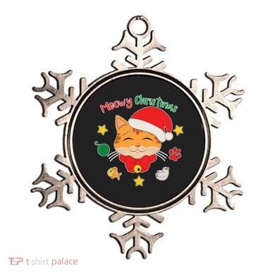 Meowy Christmas Cute Cat Ornament