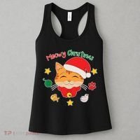 Meowy Christmas Cute Cat Women's Tank Top thumb 3