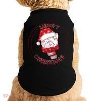 Meowy Christmas Emblem Doggie Tank thumb 0