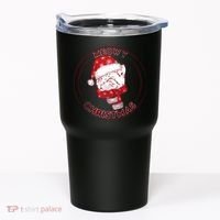 Meowy Christmas Emblem Tumbler thumb 0