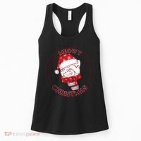 Meowy Christmas Emblem Women's Tank Top thumb 0