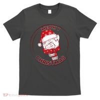 Meowy Christmas Emblem T-Shirt thumb 0