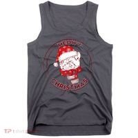 Meowy Christmas Emblem Tank Top thumb 0