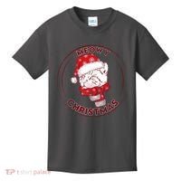 Meowy Christmas Emblem Kids T-Shirt thumb 0