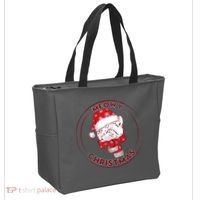 Meowy Christmas Emblem Tote Bag thumb 2