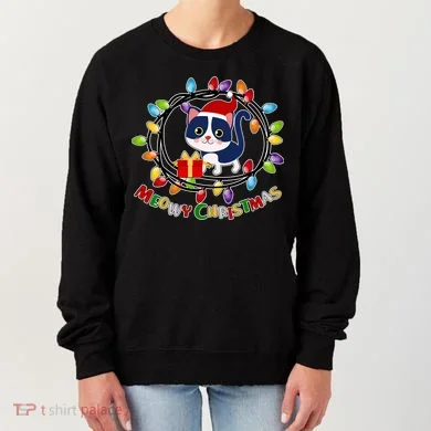 Meowy Christmas Kitty Women's Sweatshirt