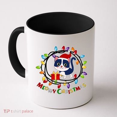 Meowy Christmas Kitty Coffee Mug