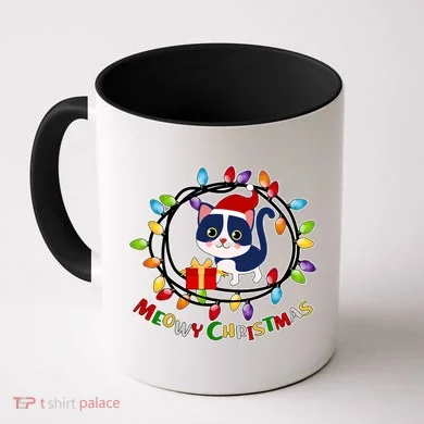 Meowy Christmas Kitty Coffee Mug