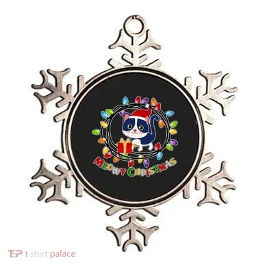 Meowy Christmas Kitty Ornament