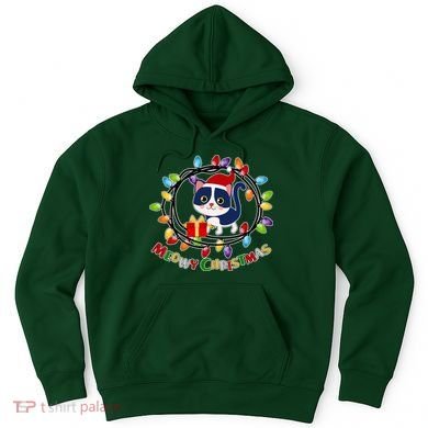 Meowy Christmas Kitty Hoodie