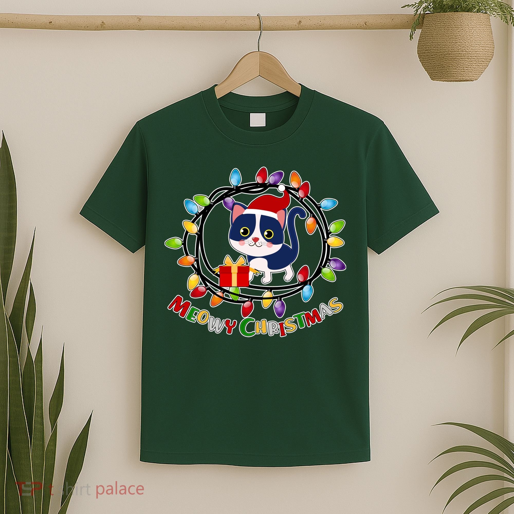 Meowy Christmas Kitty T-Shirt