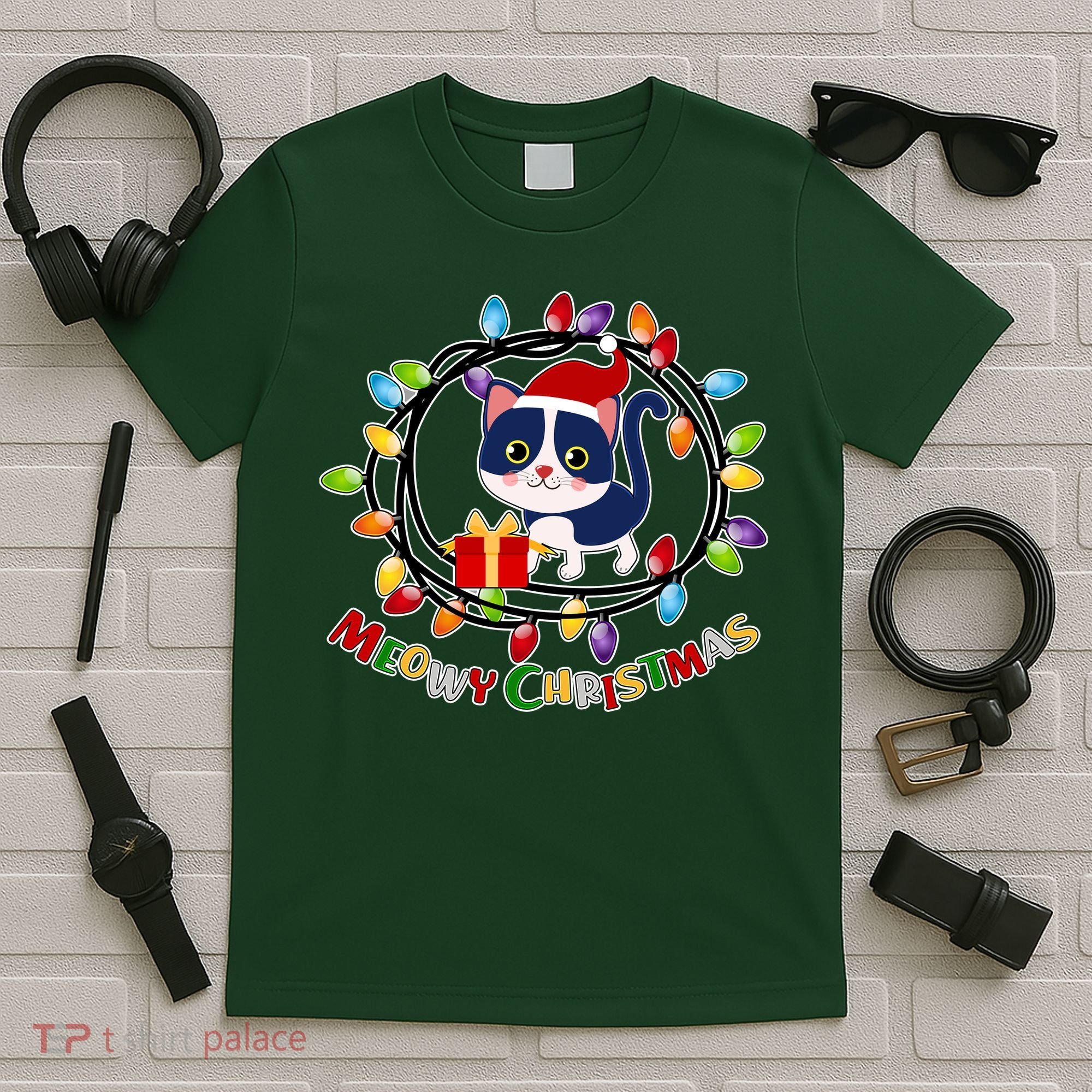 Meowy Christmas Kitty T-Shirt