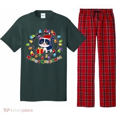 Meowy Christmas Kitty Pajama Set