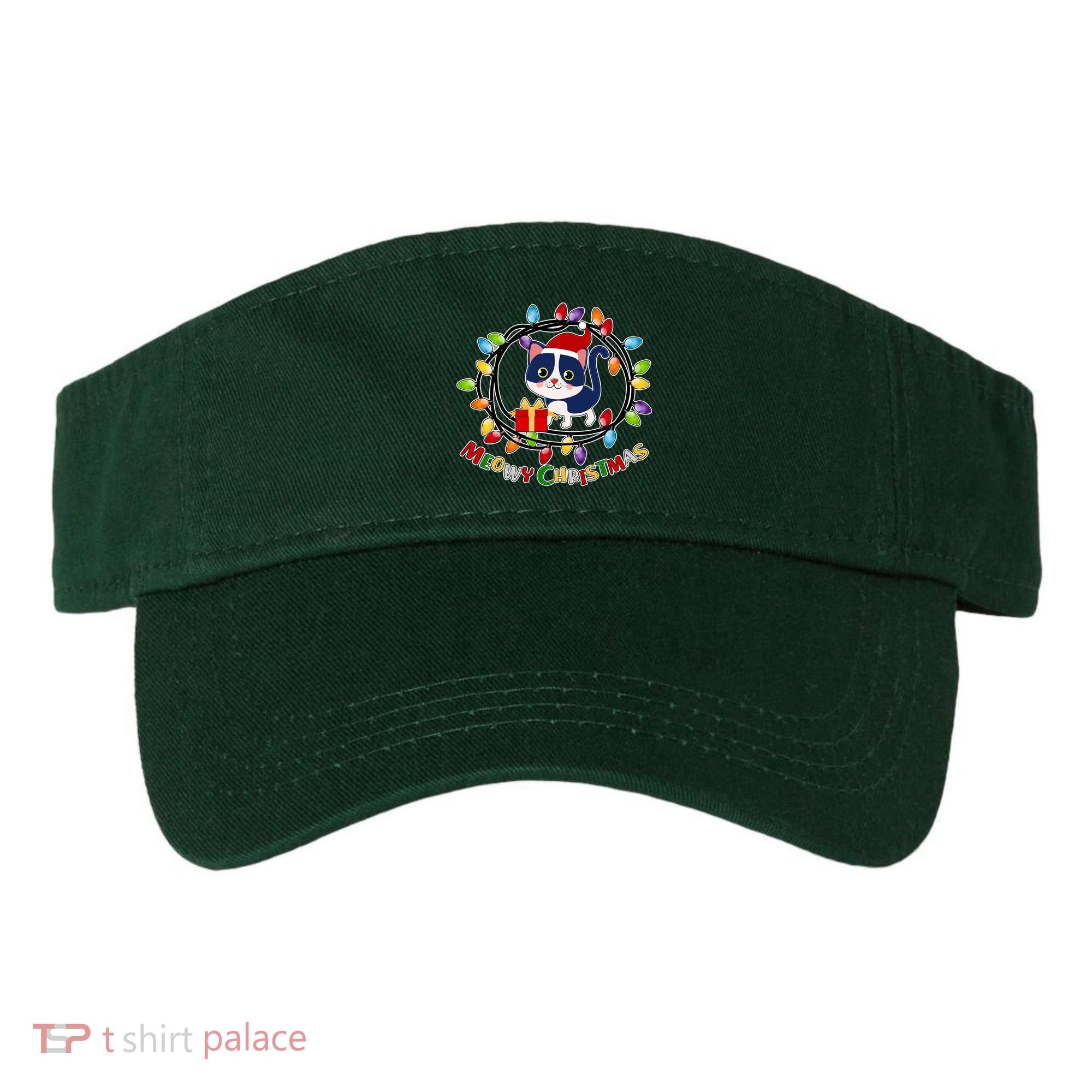 Meowy Christmas Kitty Visor