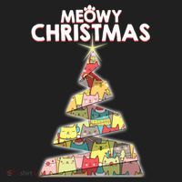 Meowy Christmas Tree For Cat Lovers Women's Sweatshirt thumb 2