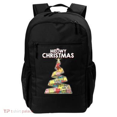 Meowy Christmas Tree For Cat Lovers Backpack