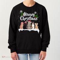 Meowy Christmas Winter Cats Women's Sweatshirt thumb 0